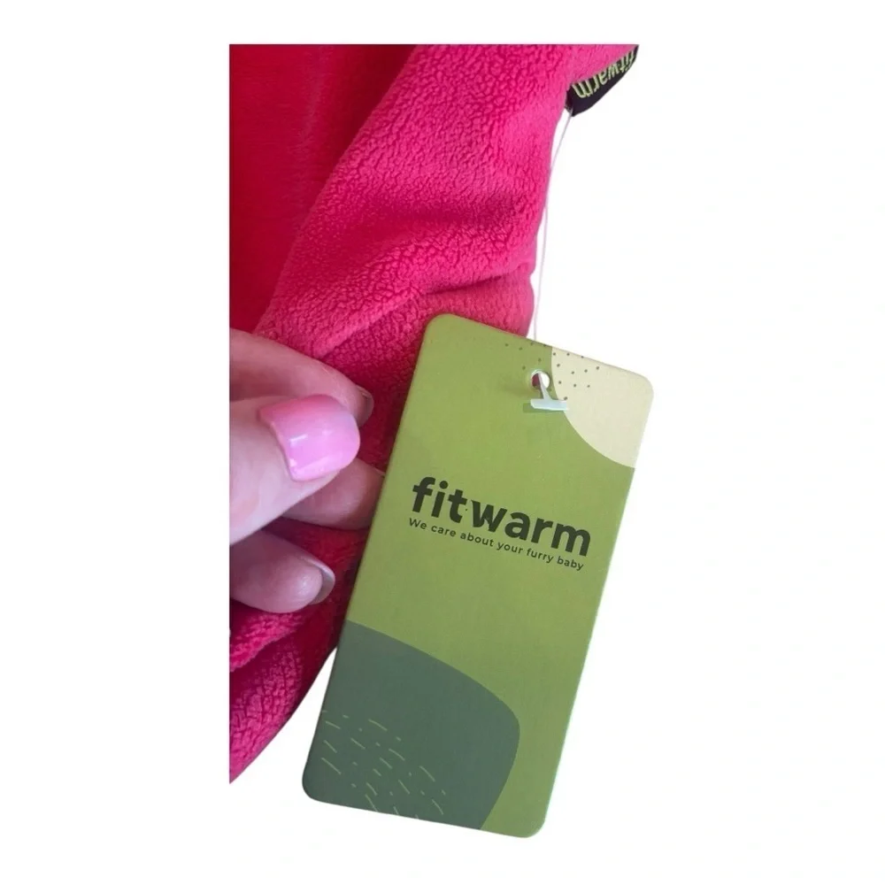 NWT Fitwarm Pets Pink Dog Sweater Size Large